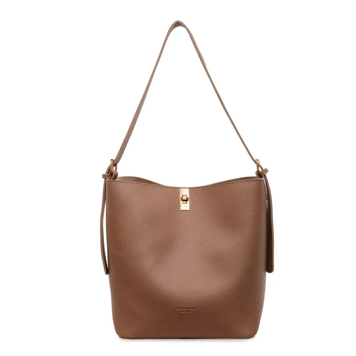 Simple Bucket Bag for Women Fashionable and Versatile Commuting