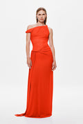 Sisal Mesh Maxi Dress - Chilli