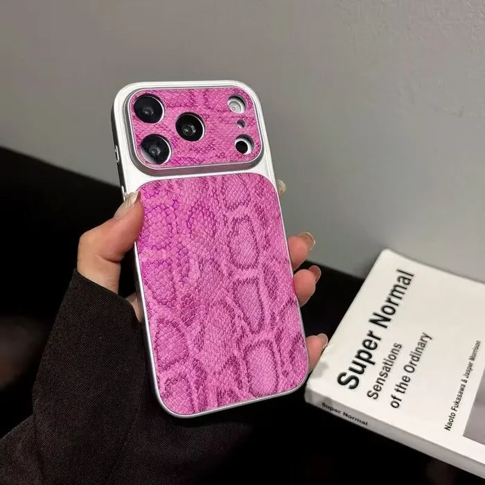 Snake Texture Print Shockproof Mobile Phone Cases