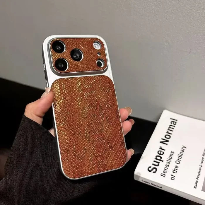 Snake Texture Print Shockproof Mobile Phone Cases