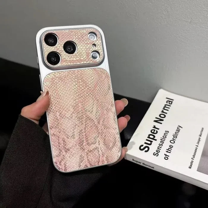 Snake Texture Print Shockproof Mobile Phone Cases