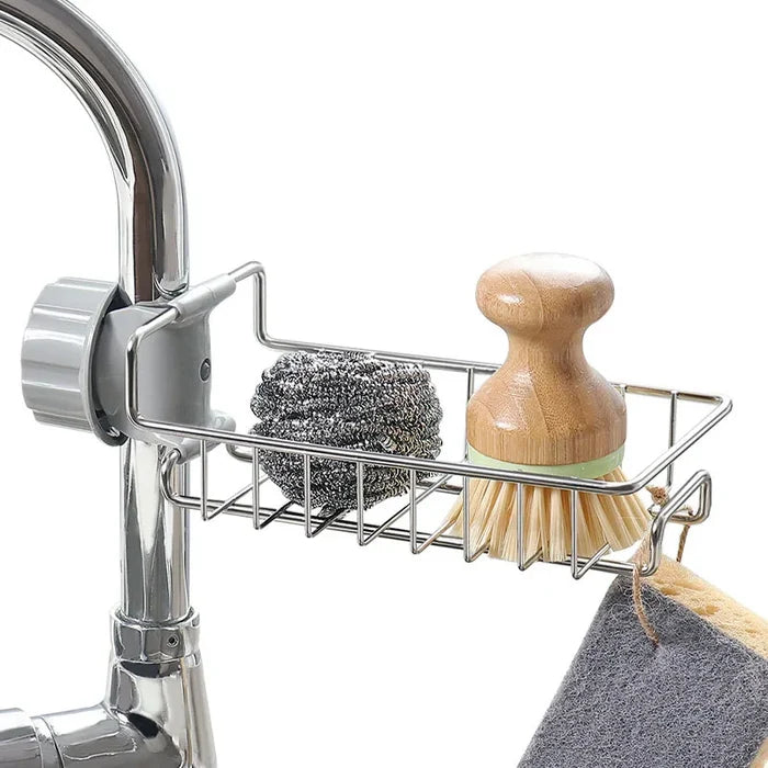 Stainless Steel Faucet Storage Rack