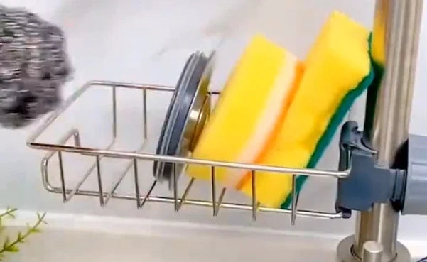 Stainless Steel Faucet Storage Rack