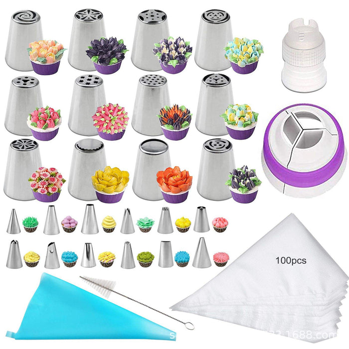 Stainless Steel Pastry Nozzle Set
