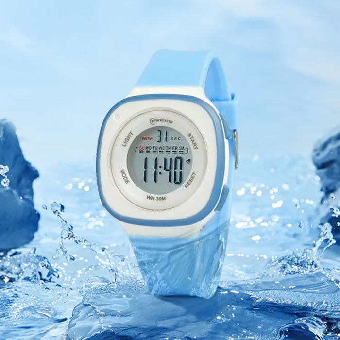 Stylish Digital Watches for Girls - Square Design