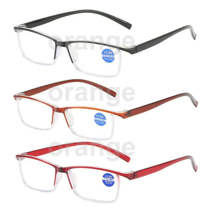 Stylish Orange Reading Glasses for Men & Women