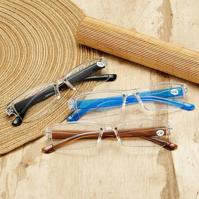 Stylish Orange Retro Reading Glasses