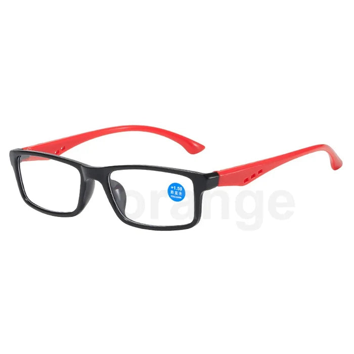 Stylish Orange Retro Reading Glasses