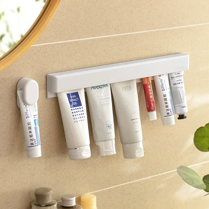 Stylish Wall-Mounted Bathroom Storage Rack