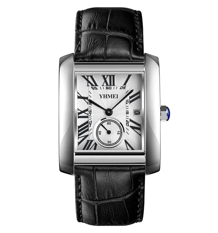 SYN Fashion Quartz Watch  Leather Strap Watch