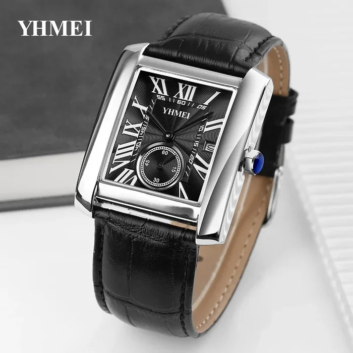 SYN Fashion Quartz Watch  Leather Strap Watch