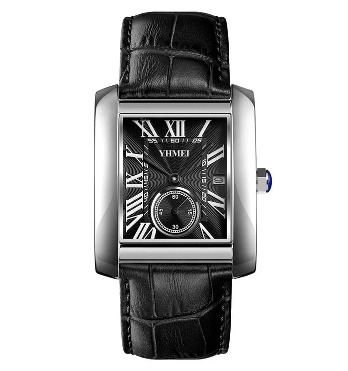 SYN Fashion Quartz Watch  Leather Strap Watch