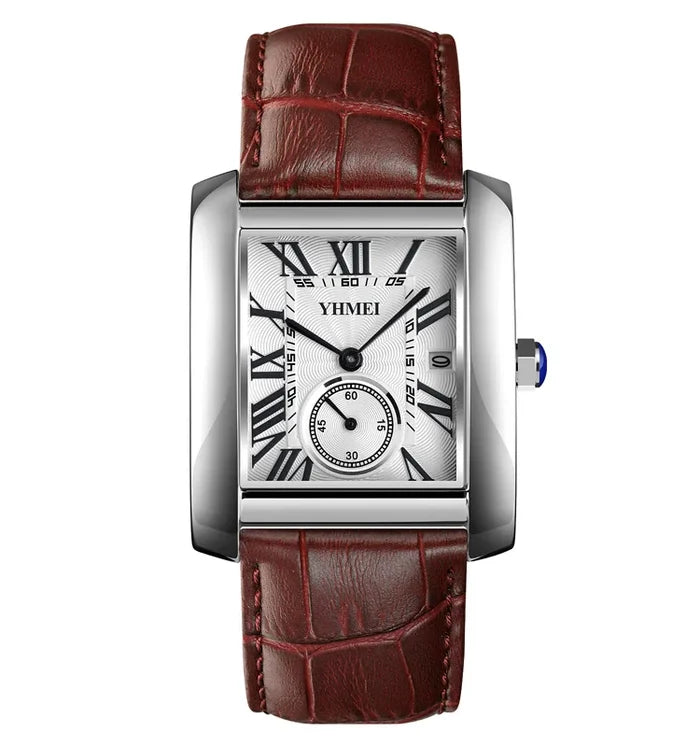SYN Fashion Quartz Watch  Leather Strap Watch