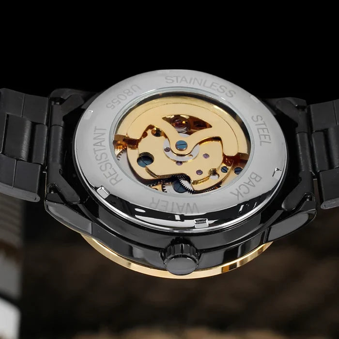 T-winner Automatic Skeleton Steel Men's Watch