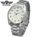 T-Winner Luxury Blue Analog Mechanical Watch