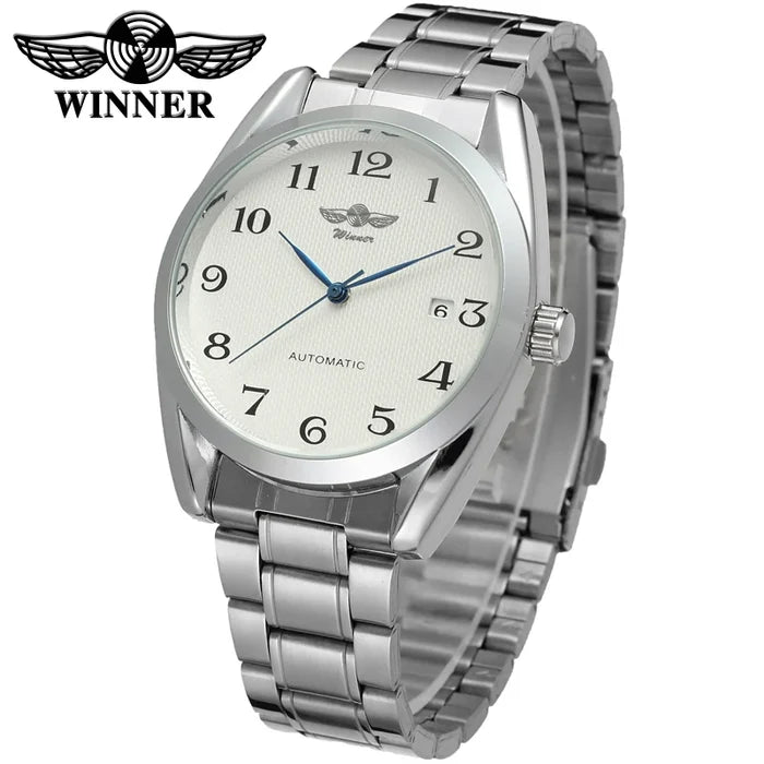 T-Winner Luxury Blue Analog Mechanical Watch