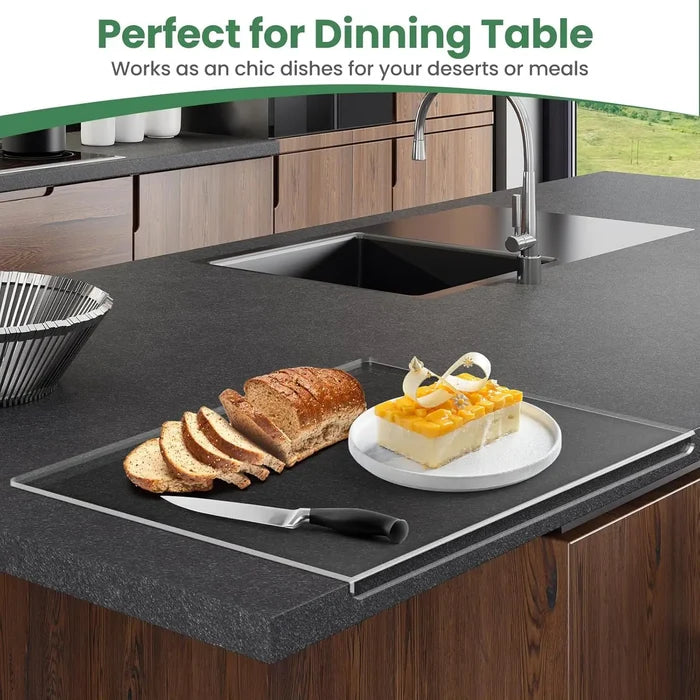 Transparent Acrylic Cutting Board for Kitchen Use
