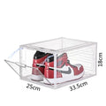 Transparent Plastic Acrylic Shoe Box Square Foldable