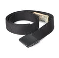 Travel Security Nylon Canvas Belt With Hidden Money Pocket Cashsafe