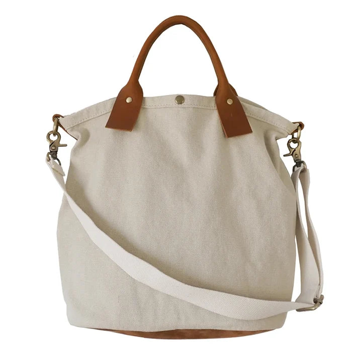 Trendy Canvas Tote & Shoulder Bag for Women
