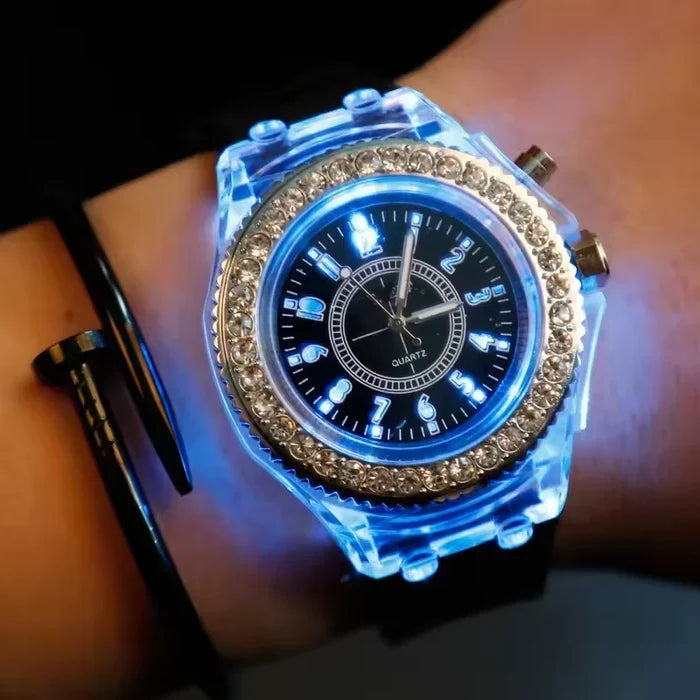 Trendy Fluorescent Couple Sport Watches