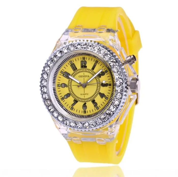 Trendy Fluorescent Couple Sport Watches