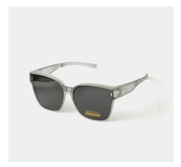 Trendy Foldable Women's Round Sunglasses