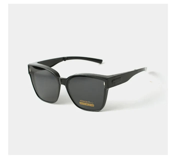 Trendy Foldable Women's Round Sunglasses