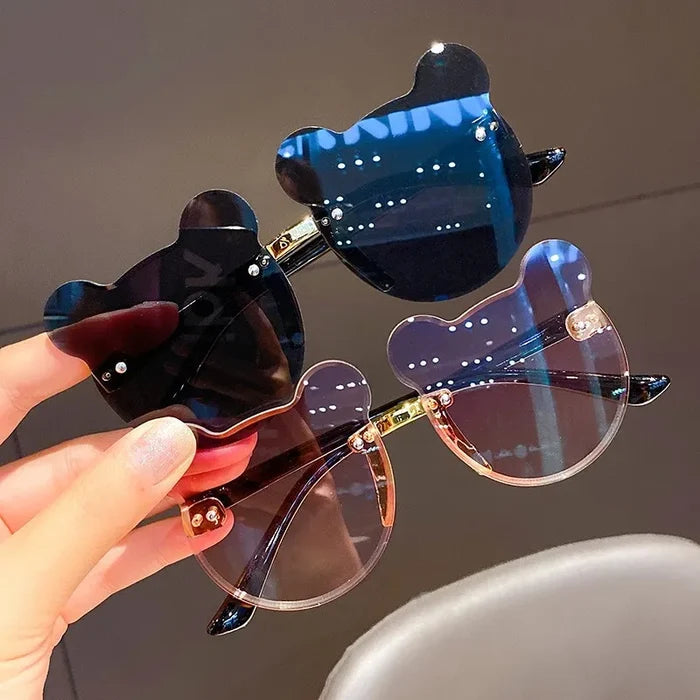 Trendy Kids Bear Shape Sunglasses