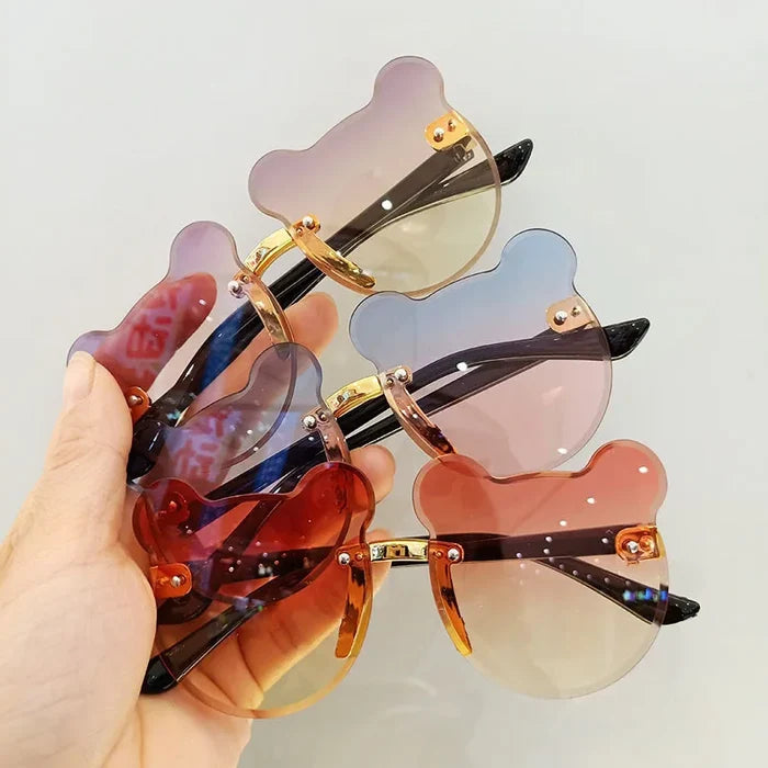 Trendy Kids Bear Shape Sunglasses