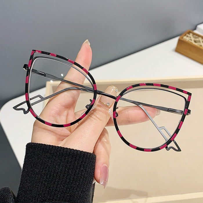 Trendy Metal Cat Eye Sunglasses – Women’s Photochromic Computer Eyewear