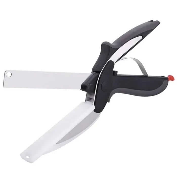 Two in One Kitchen Stainless Steel Scissor Vegetable 2 in 1 Scissors