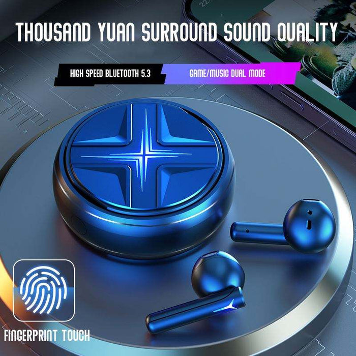 TWS V5.3 Wireless Gaming Earbuds – Spinning Top True Wireless Earphones & Headphones for Android & iOS