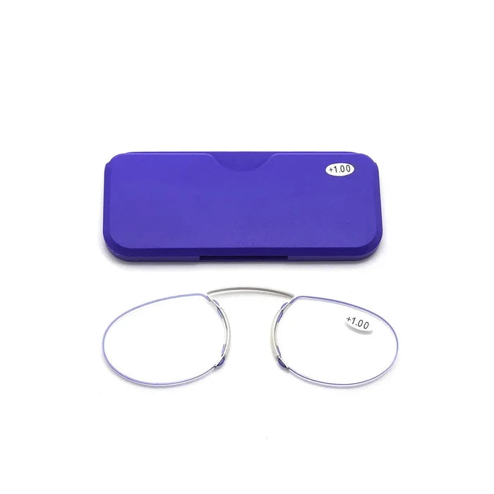 Ultra-Light Clip-On Reading Glasses with Mini Case