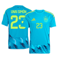 UNAI SIMóN #23 Spain Goalkeeper Soccer Jersey World Cup 2026 Blue