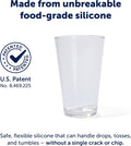 Unbreakable Silicone Reusable Drinking Glass
