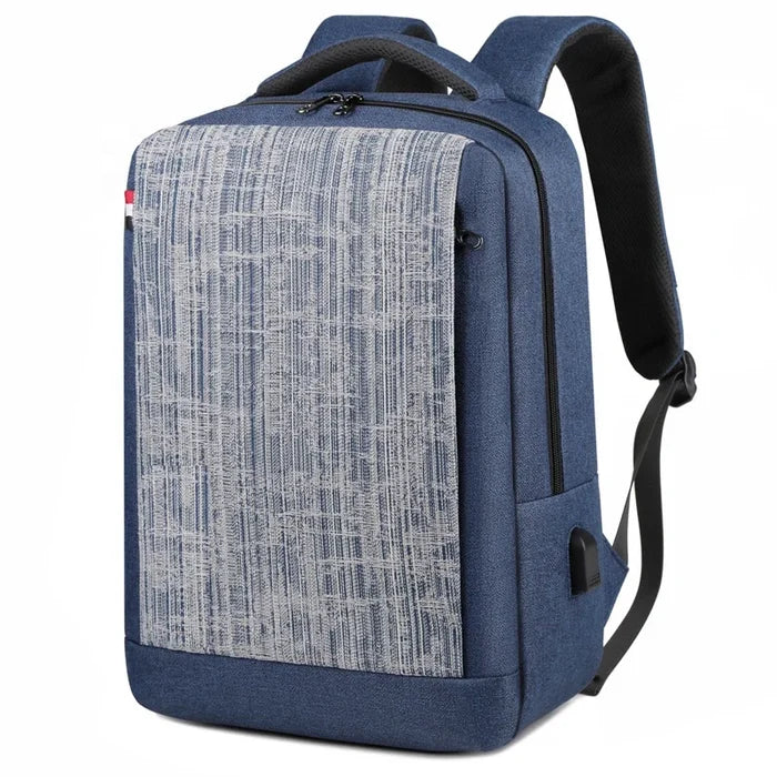 Unisex Fashionable Large Capacity Casual Backpack Waterproof USB