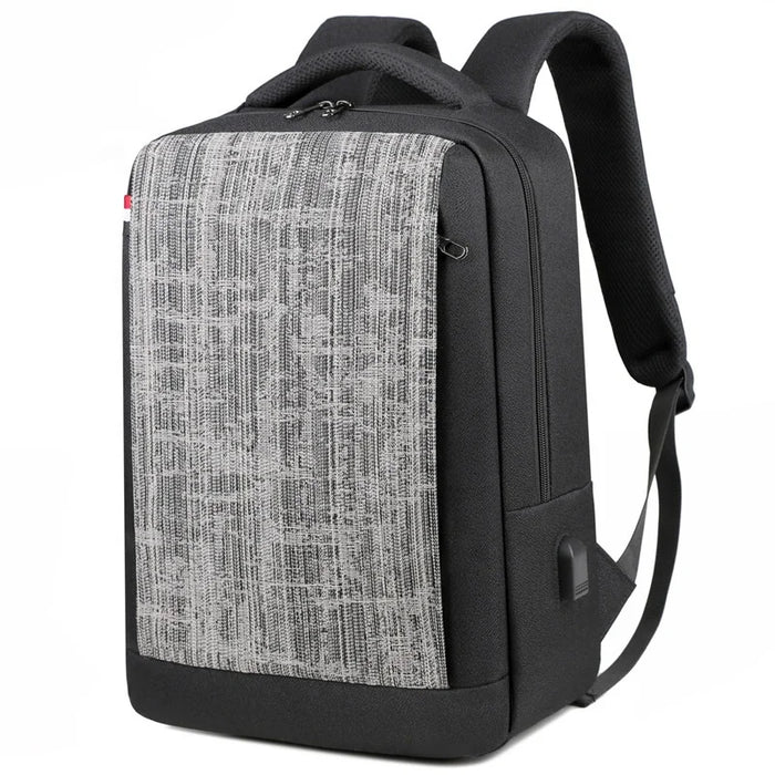 Unisex Fashionable Large Capacity Casual Backpack Waterproof USB