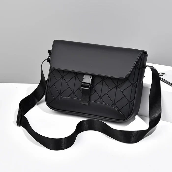 Unisex New PU Leather Crossbody Bag with Fashionable Design,