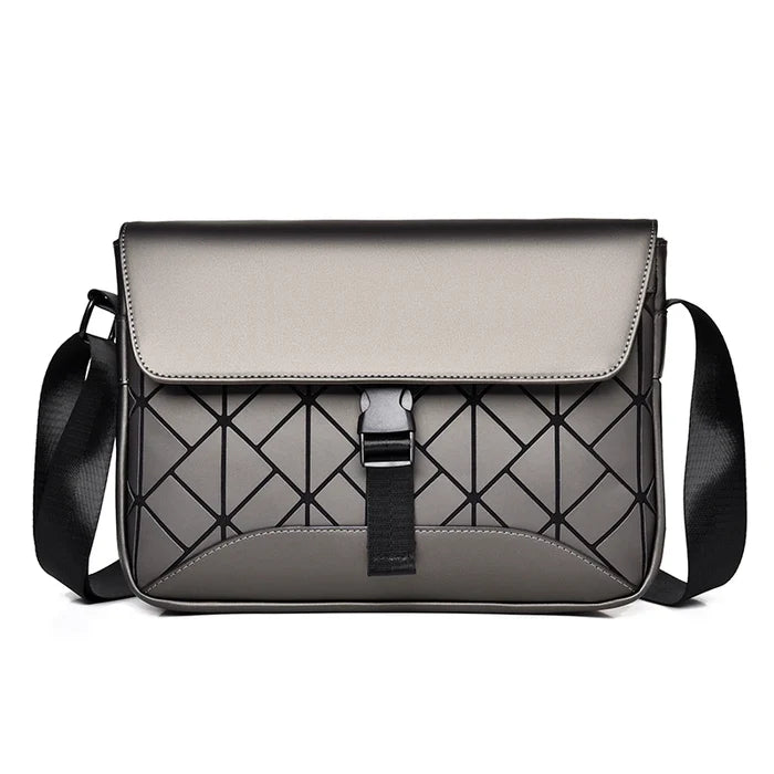 Unisex New PU Leather Crossbody Bag with Fashionable Design,