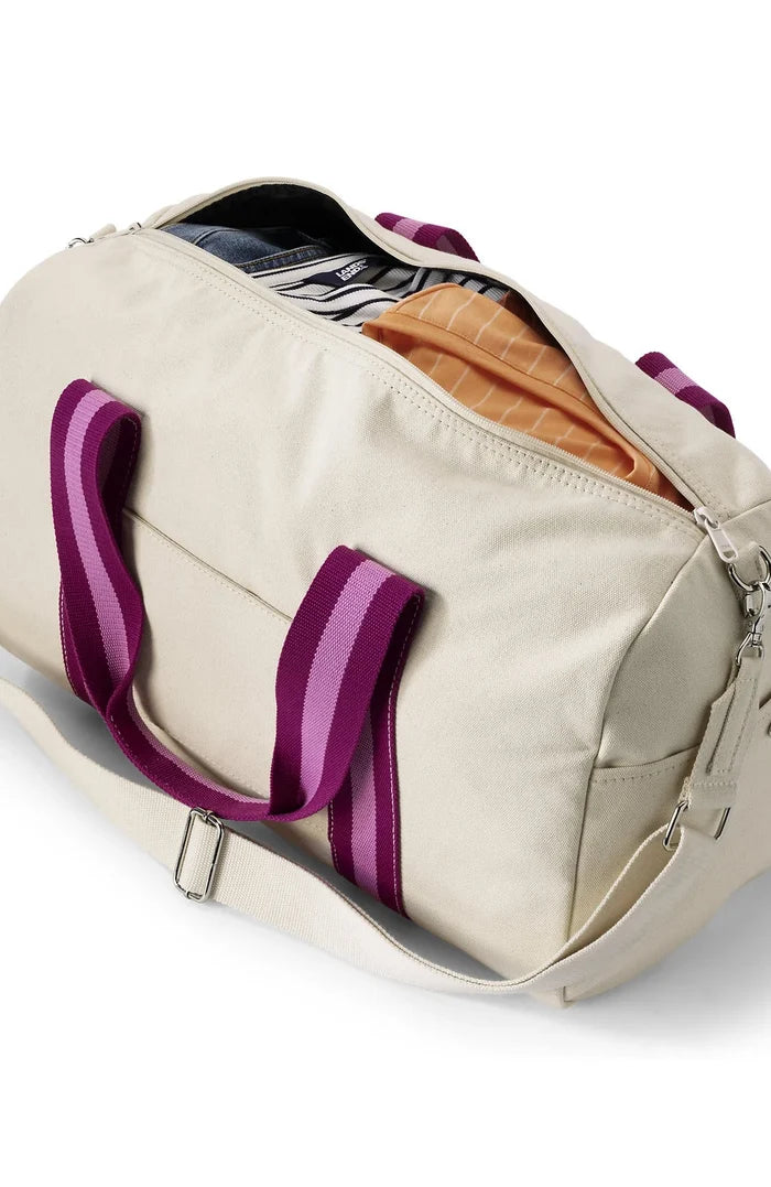 Unisex Waxed Canvas Travel Duffel Bag