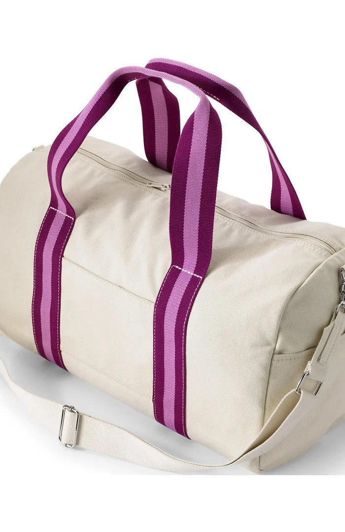 Unisex Waxed Canvas Travel Duffel Bag
