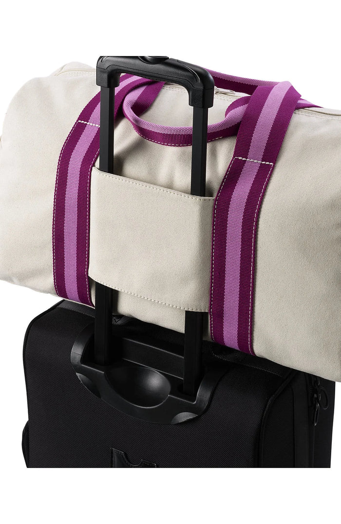 Unisex Waxed Canvas Travel Duffel Bag