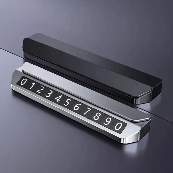 Universal Car Parking Phone Number Plate