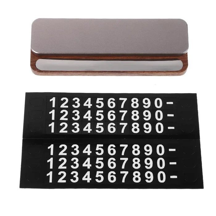 Universal Car Parking Phone Number Plate