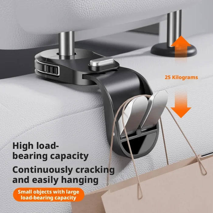 Universal Heavy Duty Car Seat Headrest Hooks