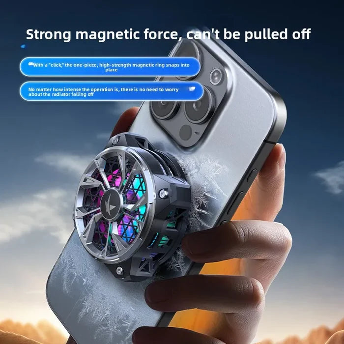 Universal Smartphone Cooling Fan with Wired Charging