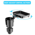 Upgrade 3-in-1 Multi-Function Car Food Table Tray Organizer