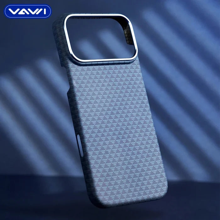 VAWI B343 Triangular Carbon Fiber Magnetic Phone case for iPhone 17