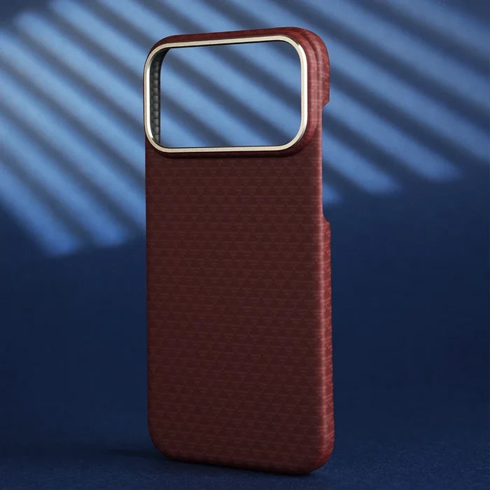 VAWI B343 Triangular Carbon Fiber Magnetic Phone case for iPhone 17